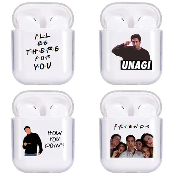 

TV Friends Girls For Apple Air pods Charging Box Funny TV Series Soft Transparent Case For airpods2 1 Wireless bluetooth Cover