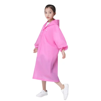 

EVA Reusable Outwear Rain Coat Rain Poncho Jacket Portable Kids Children Rain Clothing