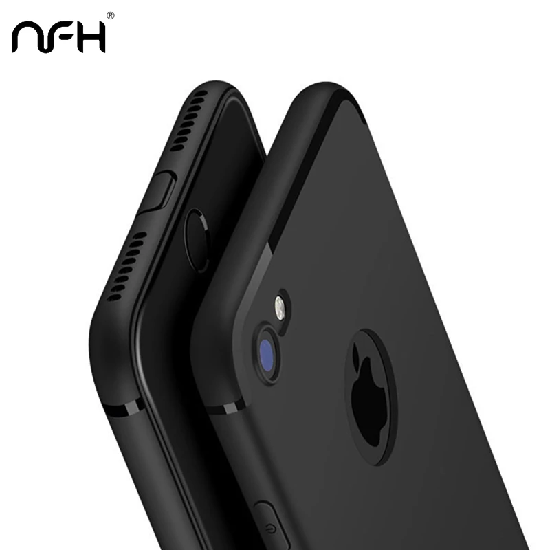 NFH ультра тонкий матовый Силиконовый чехол для iPhone 6 6S 7 8 Plus защитный X корпус на XS