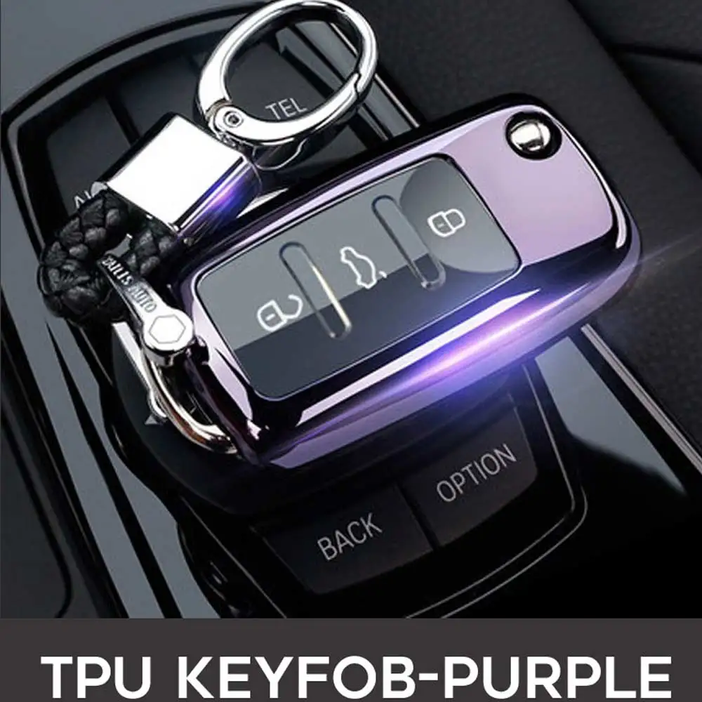 Option 1 Высоко Качественный брелок для автомобильного ключа чехол для Volkswagen VW Passat Гольф 6 Jetta Golf Bora Polo Sagitar Passat Tiguan Lavida авто части - Название цвета: Option 1