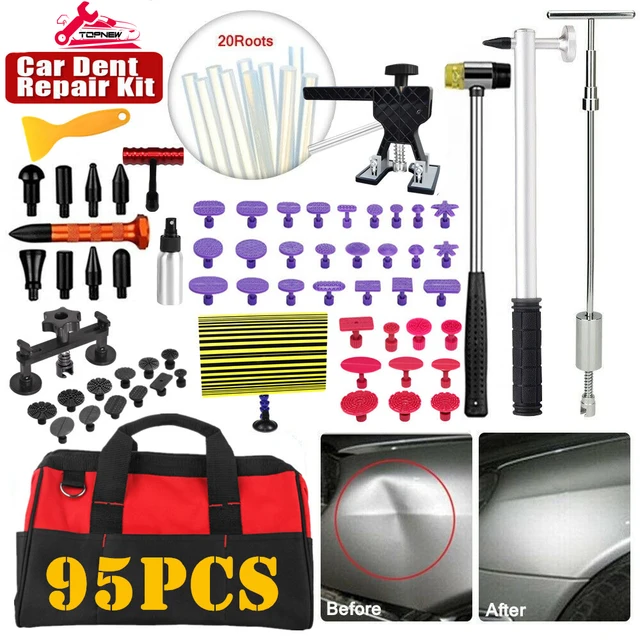$US $81.93 Paintless Repair Dent Tools Dent Puller Slide Hammer Removal Kits Glue Gun Bridge Dent Puller Kit for Car Body Dent Repair