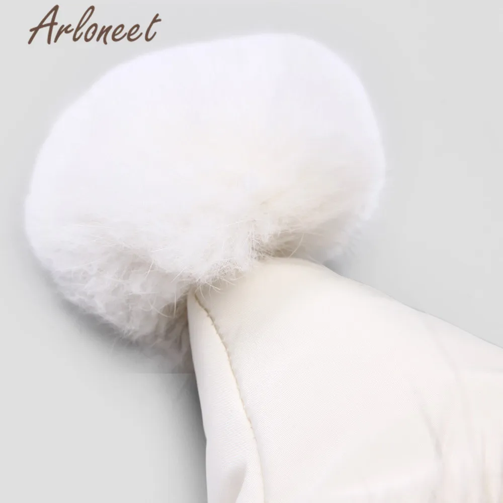 ARLONEET/пальто; пальто с меховым капюшоном для маленьких девочек; длинный пуховик для мальчиков; свободная верхняя одежда на молнии с помпонами; детская парка; зимняя верхняя одежда