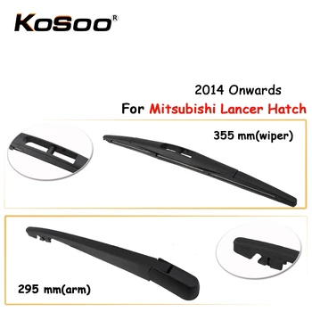

KOSOO Auto Rear Car Wiper Blade For Mitsubishi Lancer Hatch,355mm 2014- Rear Window Windshield Wiper Blades Arm,Car Accessories