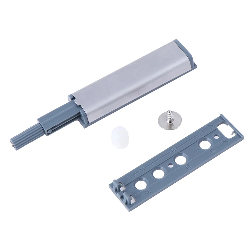 1PC Stainless Steel Door Stopper Cabinet Catches Push to Open Touch Damper Buffer Soft Quiet Closer Furniture Hardware