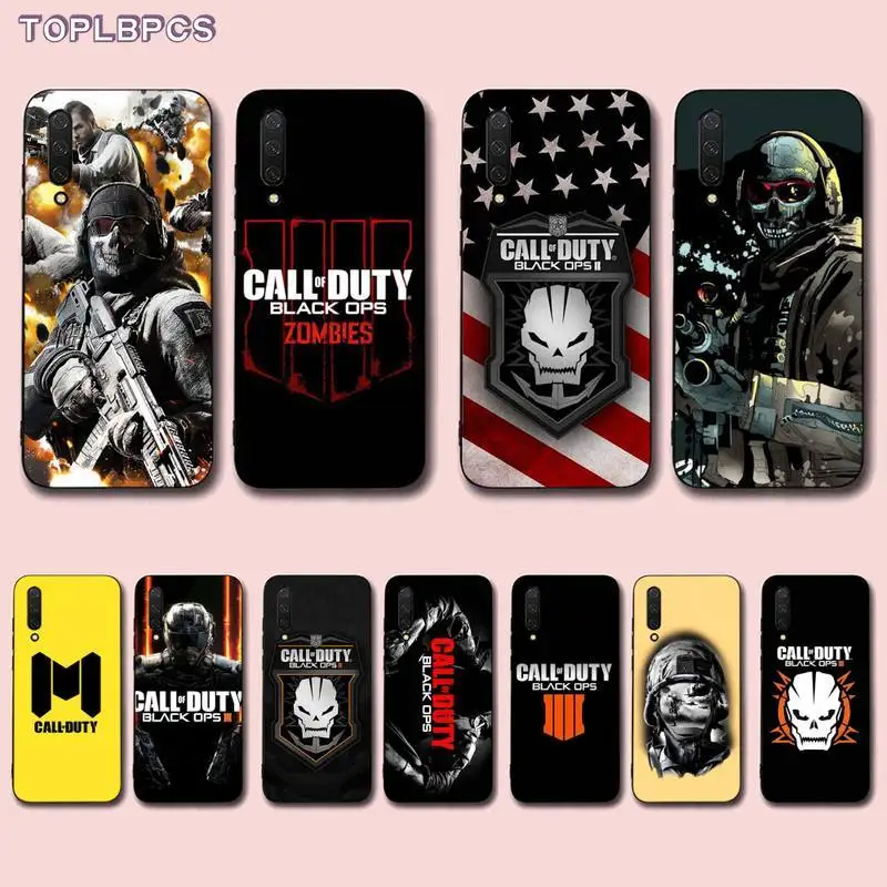 TOPLBPCS CALL OF DUTY GAME Роскошный чехол для телефона Xiaomi mi 5 6 plus 6x8 8se 8lite 9 9se 5x10 pro