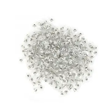 

300pcs Earring Stoppers DIY Craft Earring Backs Jewelry Components Accessory Silicone Earplugs Earring Accessories