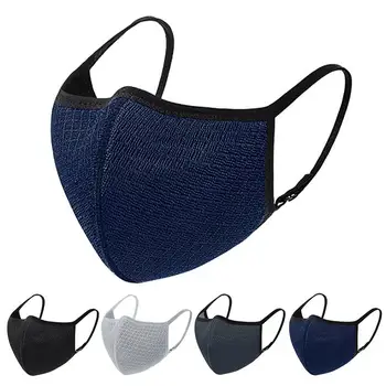 

1PCS Mesh Cloth Mouth Mask Windproof Anti-dust Half Face Mask Breathable Reusable Mouth Cover for Outdoor Cycling