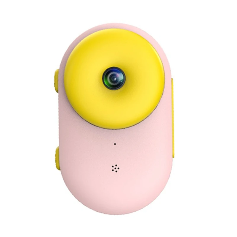 

2.0 Inch Mini 8.0Mp Children Hd Wifi Digital Camera Lcd Dual Lens Donut Camera Waterproof Cute Pink
