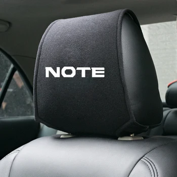 

1PCS Car accessories embroidery logo Car seat headrest cover for Nissan NOTE E11 E12 Car Emblems