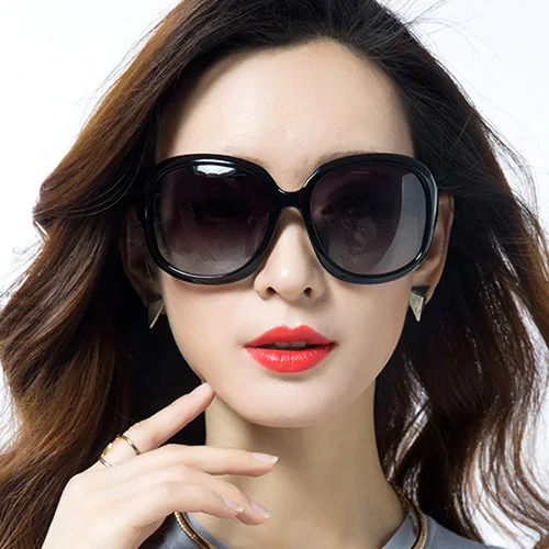 Sunglasses Women's Spring and Summer Fashion Star Models Big Frame Frog Glasses Ladies Sun Eyes