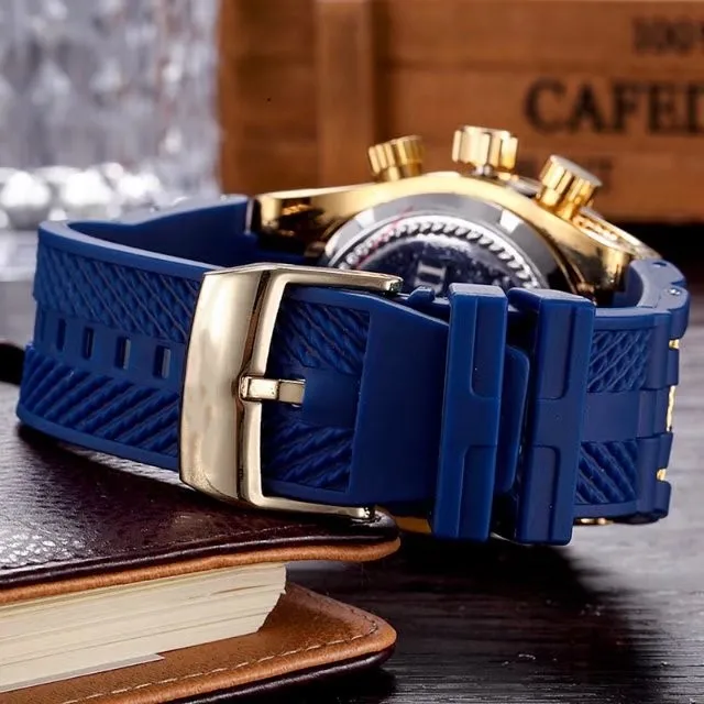 Топ бренд бизнес часы с календарем Мужские Роскошные часы 007 часы модный тренд юбилей уникальный мужской подарок