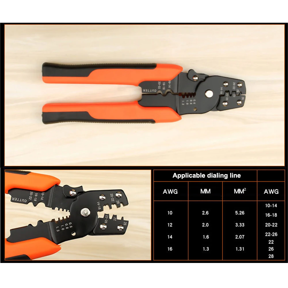 Многофункциональный полезный кабель для зачистки проводов резак щипцы автоматический терминал обжимные плоскогубцы инструменты марганцевого сплава