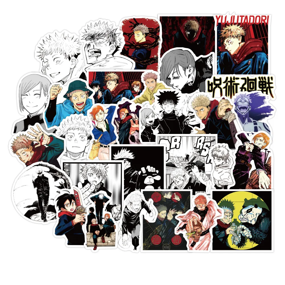 

D3370 Homegaga 50pcs Anime Scrapbooking Decal Sticker Suitcase laptop Guitar Skateboard Car Waterproof Car sticker