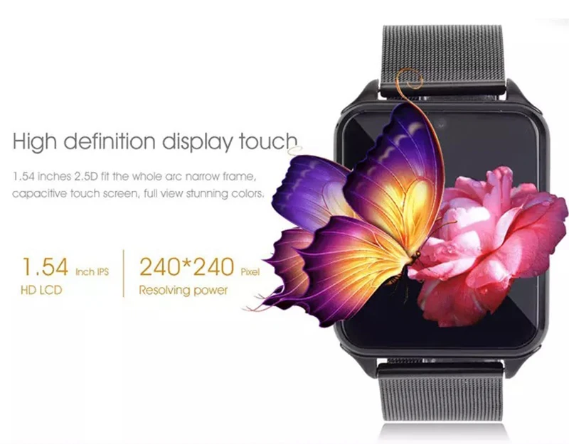 Z60 Bluetooth Smartwatch камера шагомер sim-карта браслет умные часы с сенсорным экраном для мужчин и женщин Поддержка нескольких языков Dz09 A1
