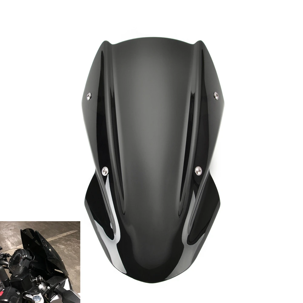 2017-2019 Z650 Accessori Moto Parabrezza Deflettore Vento Per Kawasaki Z650 2017 2018 2019 Z 650
