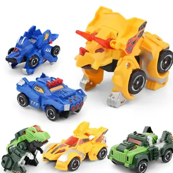 

Children's Toy Dinosaur Deformation Car Robot Model Inertia Car Gift