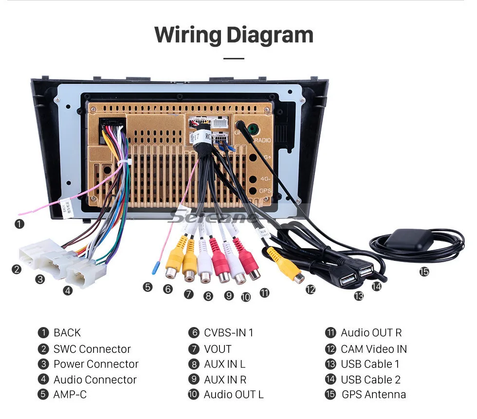Clearance Seicane Car GPS Android9.0 HD Navi 9" Autoradio Multimedia Player For TOYOTA CAMRY 2007 2008 2009 2010 2011 GPS Stereo Head Unit 17