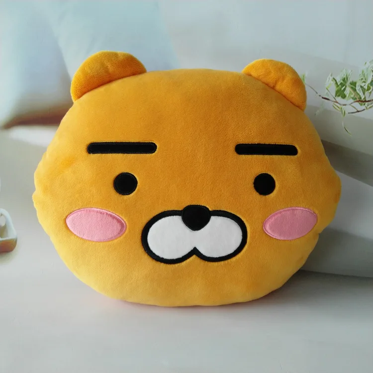 Kakao подушка мультфильм анимация рука в руке грелка Южная Корея экспорт взрыв наклейка в форме пламени продукт онлайн знаменитости