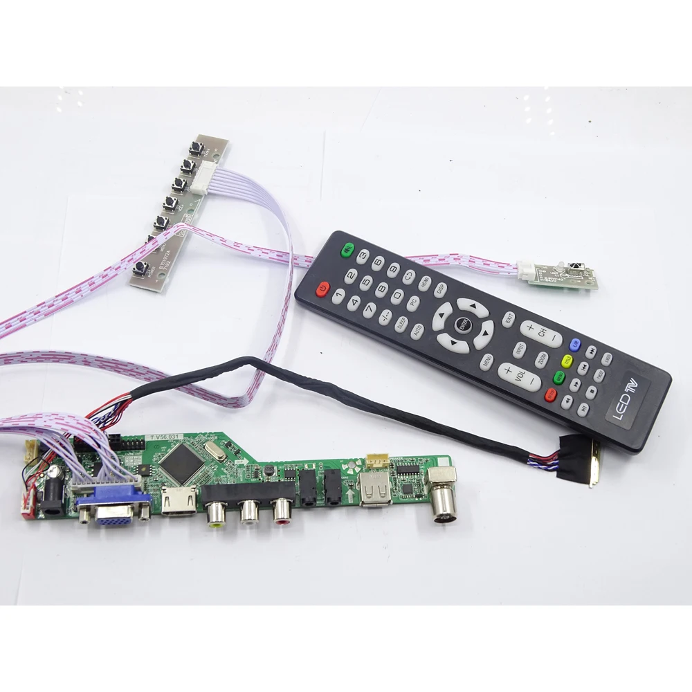 Kit para Ltn173kt02-t01 Ltn173kt02-l01 Placa de Controlador do Painel Áudio Hdmi Lvds Usb 40pin Tela 1600x900 Remoto Vga Lcd Led tv av - Imagem 4
