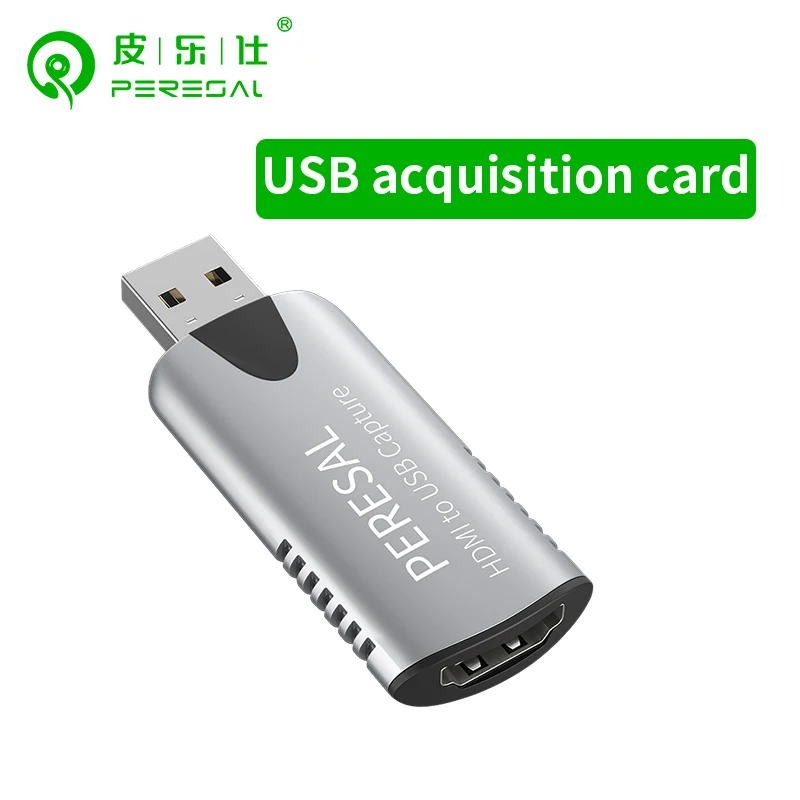 Карта захвата PERESAL HDMI-USB для PS4/Switch подключение к компьютеру IMAC записная книжка