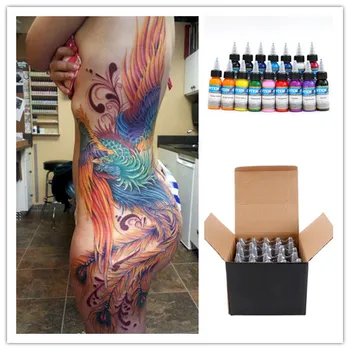 

Professional tattoo ink 16 colors 30ML/ bottle beauty tattoo ink set pigment, used for body art pigment tattoo beauty tools new