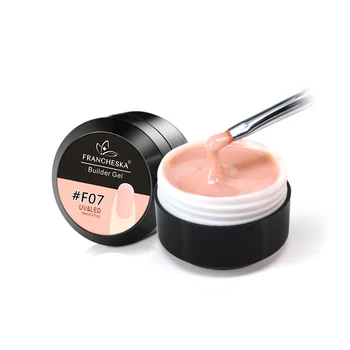 

Francheska Camouflage Gel Builder Gel Quickly Uv Builder Gel Soak Off Nail Extension Jelly Poly 10 Colors Clear Pink White Pink#