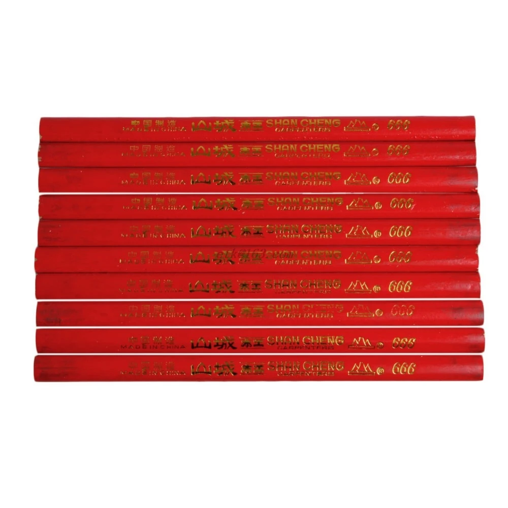 10 шт. высокого качества Плотницкие карандаши Самый дешевый и хороший набор