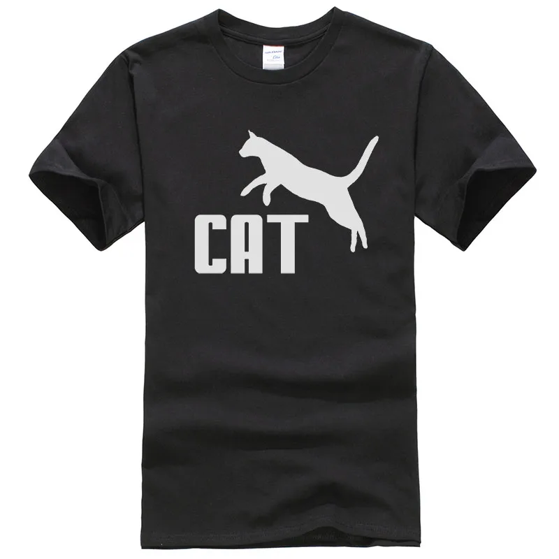 

2019 Cartoon Cat Printed T-shirt Men Cotton Casual Funny T-shirts Summer Casual Hipster Cool Tees Unisex Tops Clothes