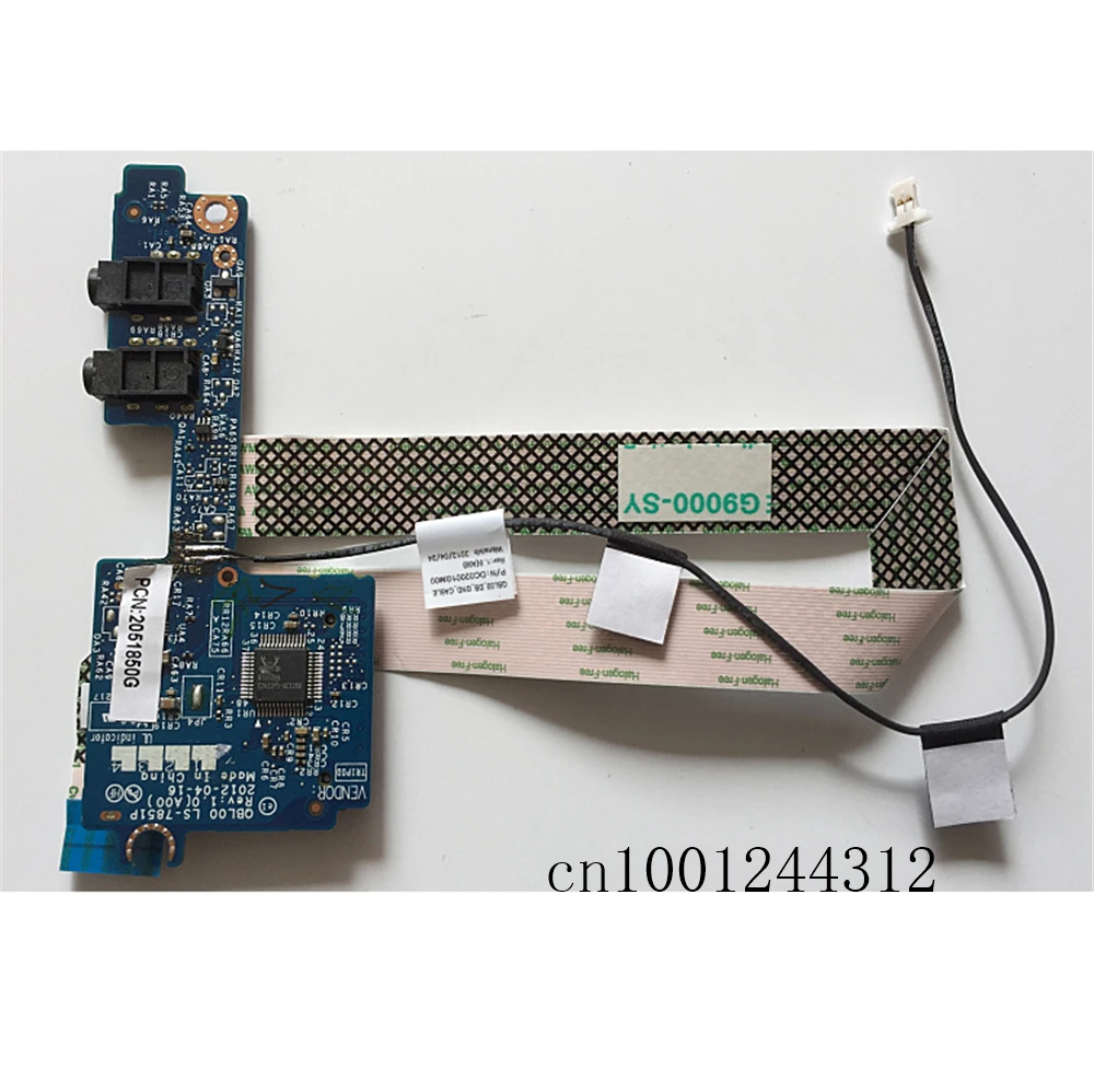 Для Dell XPS 15 L521X аудио SD ридер IO Плата с кабелями LS-7851P KXMF1