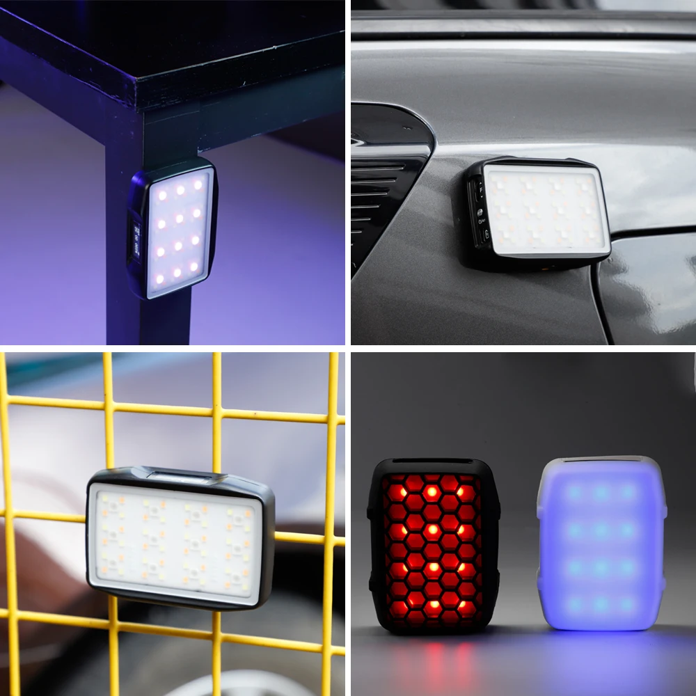 Lâmpada de Preenchimento Portátil para Estúdio Luz na Câmera Falcon Olhos Mini Bolso Rgb Led Vídeo Youtube Vlog Fotografia Iluminação f7 5w - Image 5