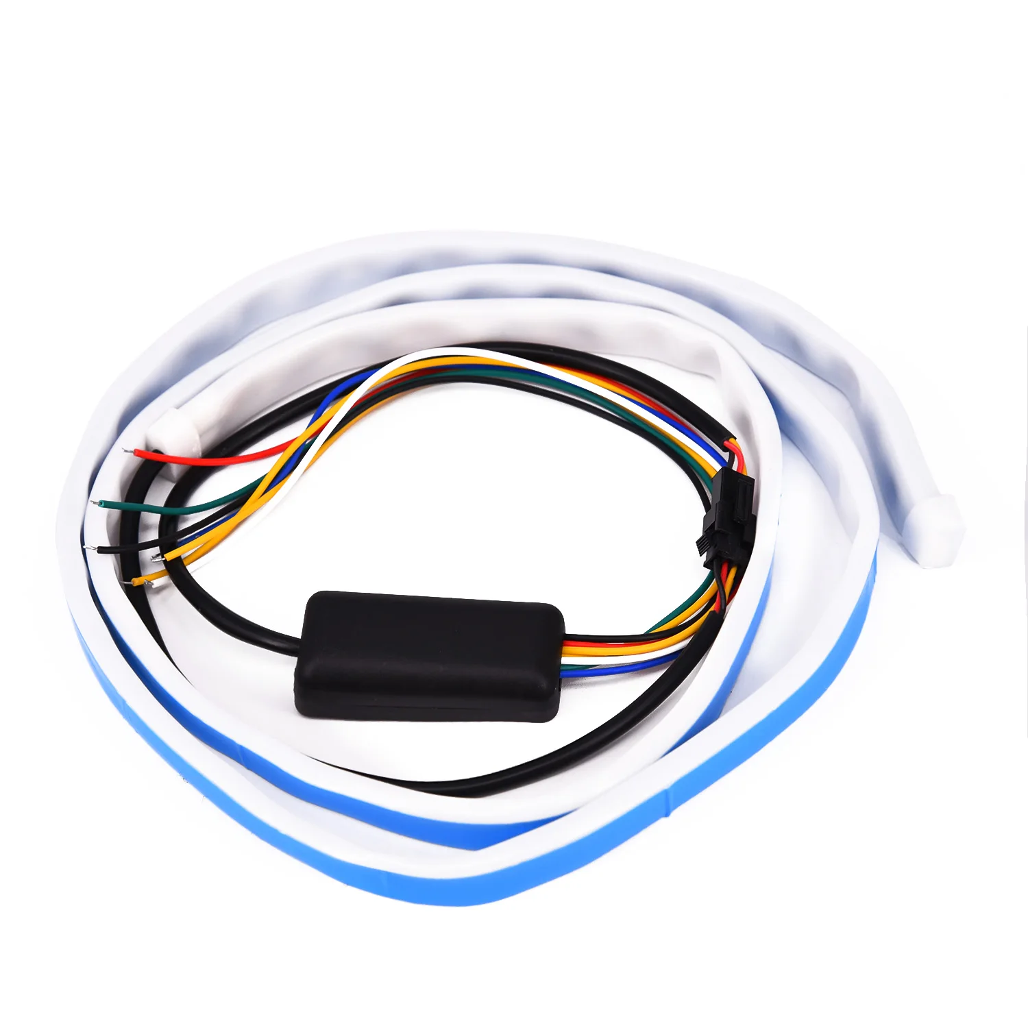 4" RGB Автомобильный задний багажник полосы света тормозного привода поворотного сигнала потока Светодиодный Фонарь