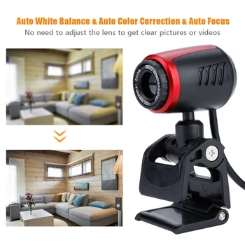 

USB Driver-free HD Computer Camera Video WebCam With Microphone For Desktops PC