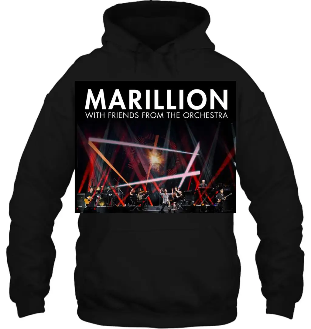 Мужская толстовка, лучшая новинка, ограниченная серия MARILLION LIVE TOUR, черная, S 5XL, женская уличная одежда