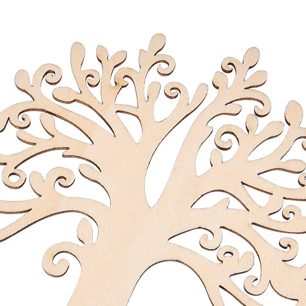10 шт. деревянный брелок украшения для семейной елки для свадьбы рождественские украшения и поделки своими руками