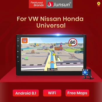 

Junsun 7" Android 2 Din Car DVD Radio Multimedia Player For Volkswagen Nissan Hyundai Kia toyota CR-V GPS Navigation RDS