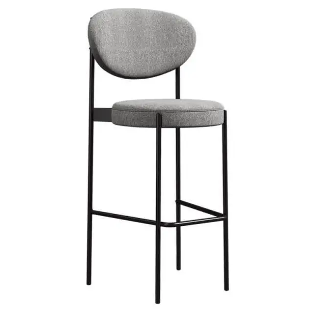 

Nordic Designer Bar Chair Household High Chair Fashion Creative Front Desk Modern Simple Back Bar Chair