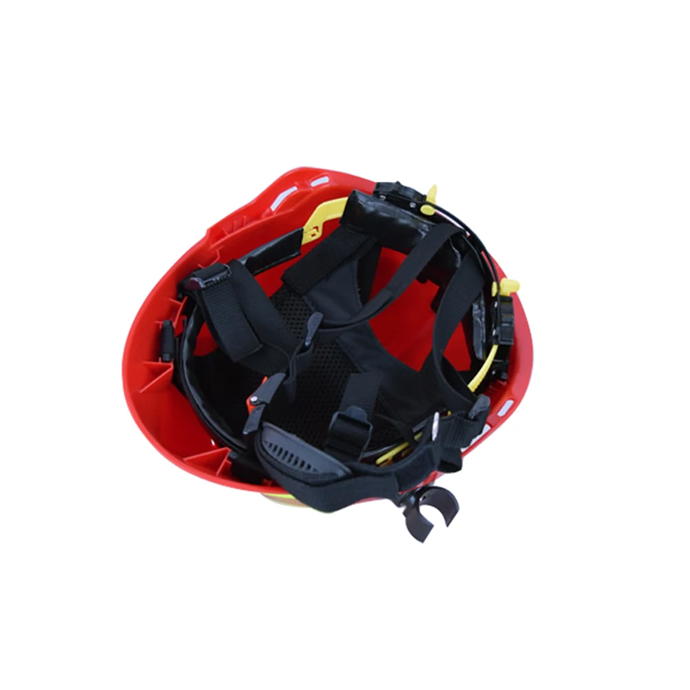 Пожарный защитные шлемы спасательный шлем на рабочем месте противопожарная жесткая шляпа с налобными очками защитные анти-ударные