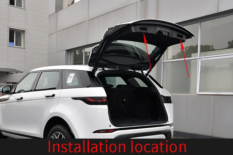 2 стиля ABS Хромированная Задняя ручка багажника рамка Накладка для Range Rover Evoque(L551)- автомобильные аксессуары