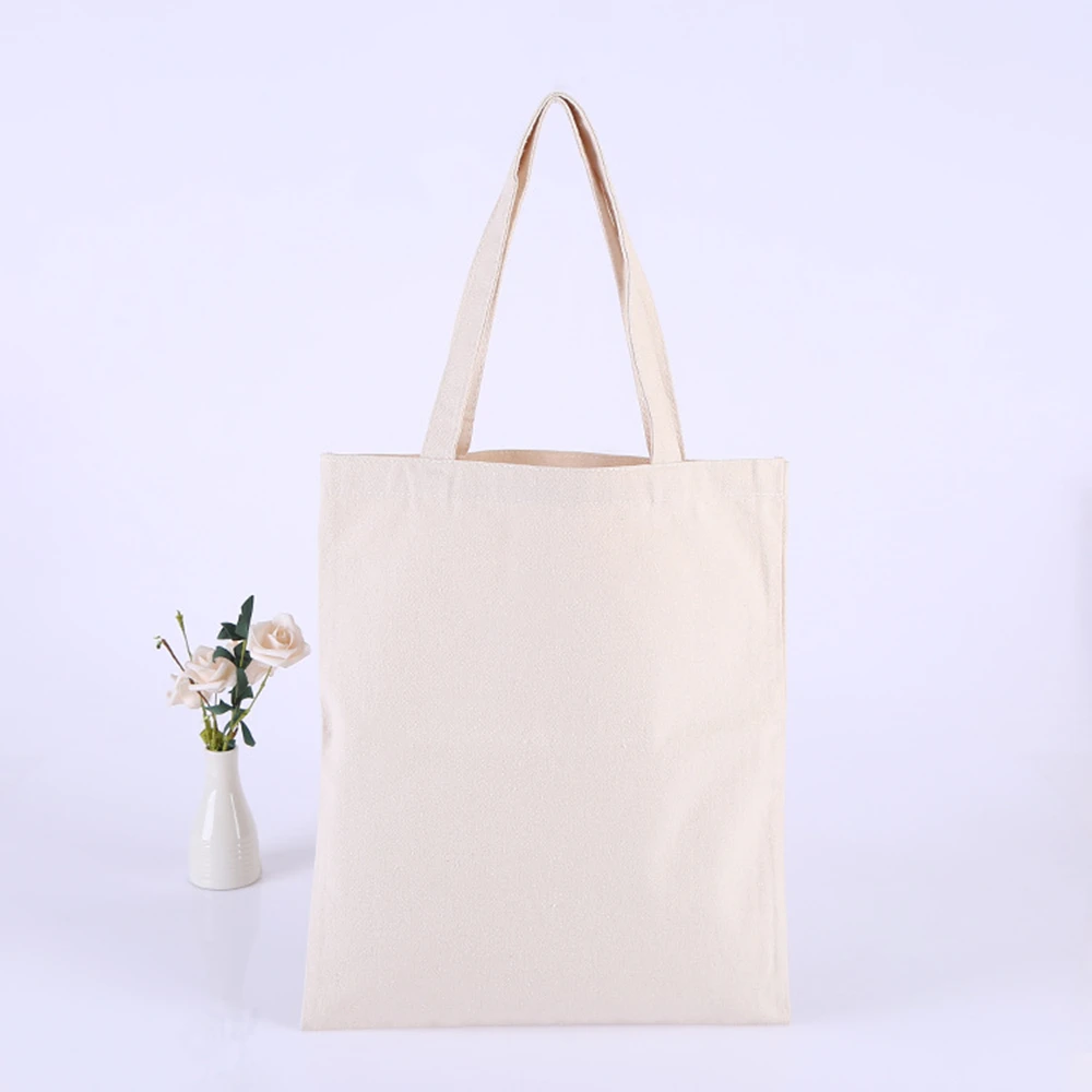 Buy Earthbags Cotton Canvas Shopping Bag/Carry Bag - White Printed