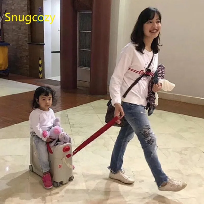 Snugcozy-Equipaje superrodante multifunción, para dormir, reclinable, extraíble, Maleta de viaje marca Spinner