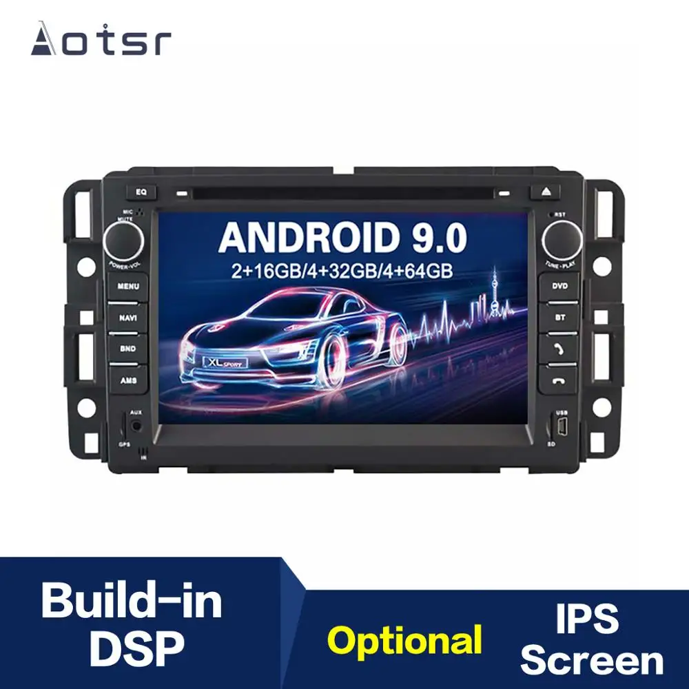 AOTSR 7-дюймовый Android 9 0 IPS GPS-навигатор автомобильный радиоплеер для HUMMER H3 2006-2009