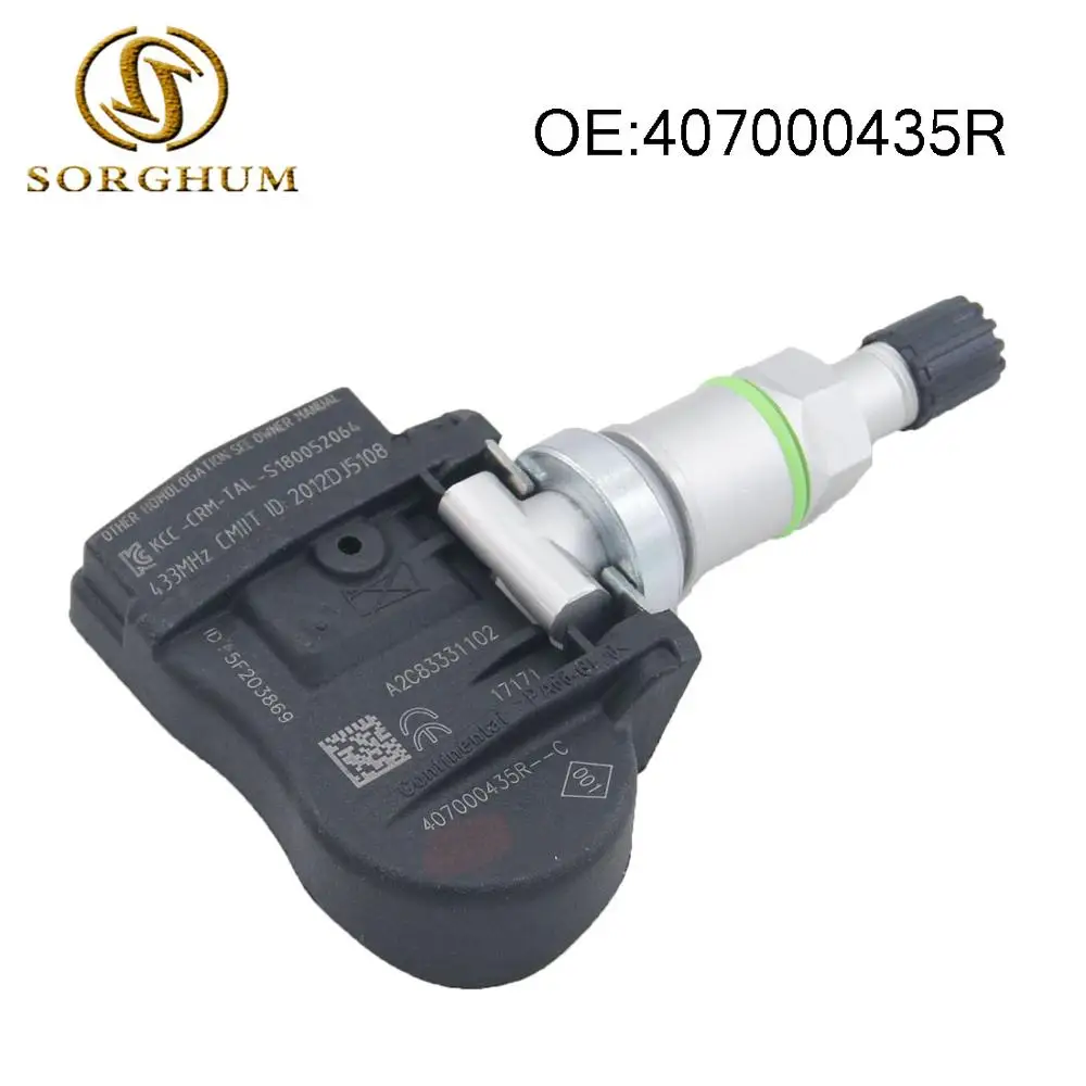 

1pcs TPMS Tire Pressure Sensor 407000435R For Renault Megane Laguna Fluence Latitude 433MHZ 40700-0435R, S180052064Z