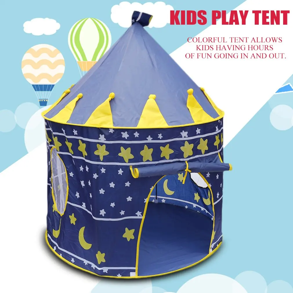 Замок играть палатка портативный складной Типи принц тент детский замок куб дом