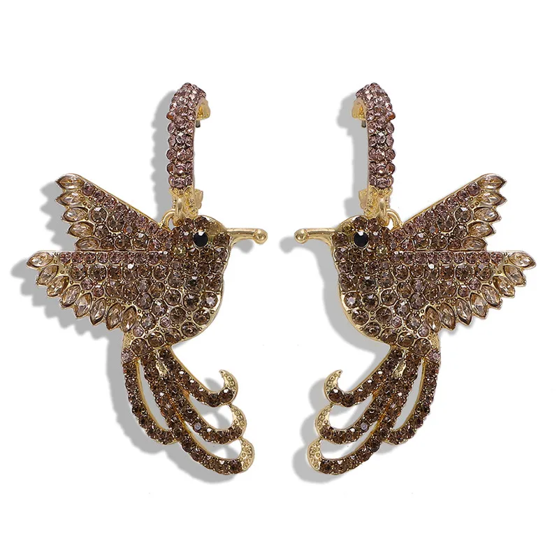 Dvacaman, металлические модные серьги обруча в виде животных, Boho, много цветов, злой глаз/лимонный кристалл, массивные серьги для женщин, подарок, макси ювелирные изделия - Окраска металла: 19