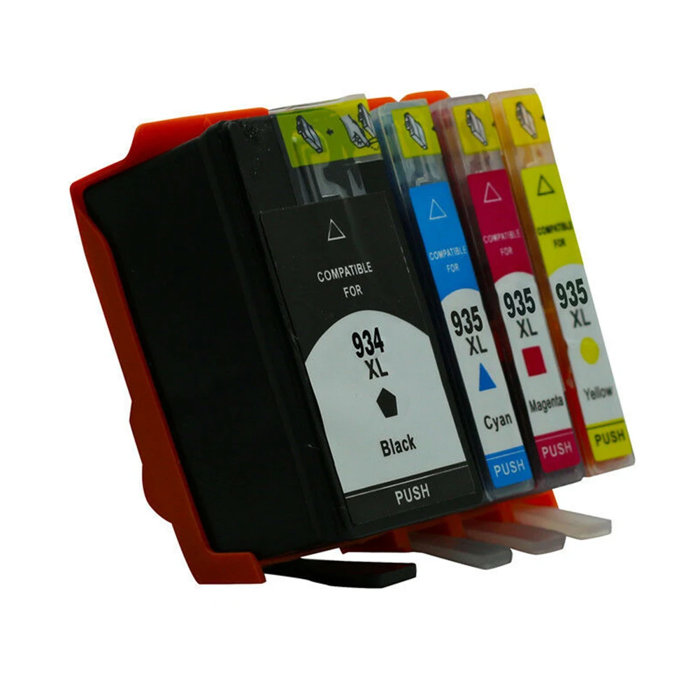 

4 Colors/set Luster 3D Printer Rich Color Office Low Consumption Non Toxic Home Spared Replacement Ink Cartridges For HP