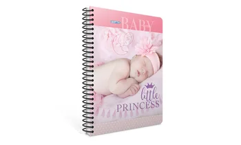 

GIPTA BABY SPRALLİ OFFSET PLASTIC COVER NOTEBOOK A4 80 LEAF KARELİ