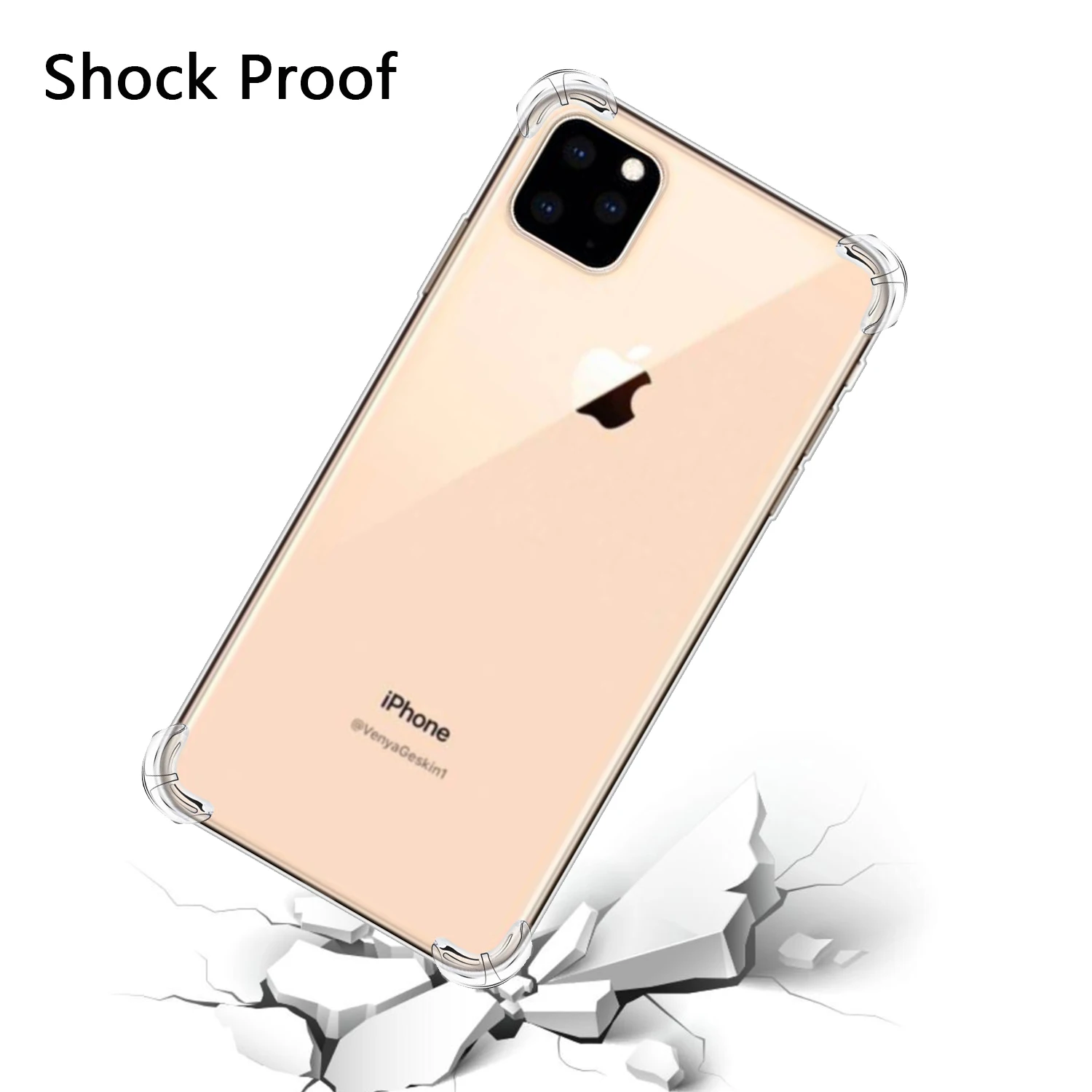 KISSCASE Shockproof Case for Huawei P30 P20 Pro Lite P Smart Clear Silicone Cover For Honor 8X Y5 Y6 Prime Y7 2018 Y9 2019 |