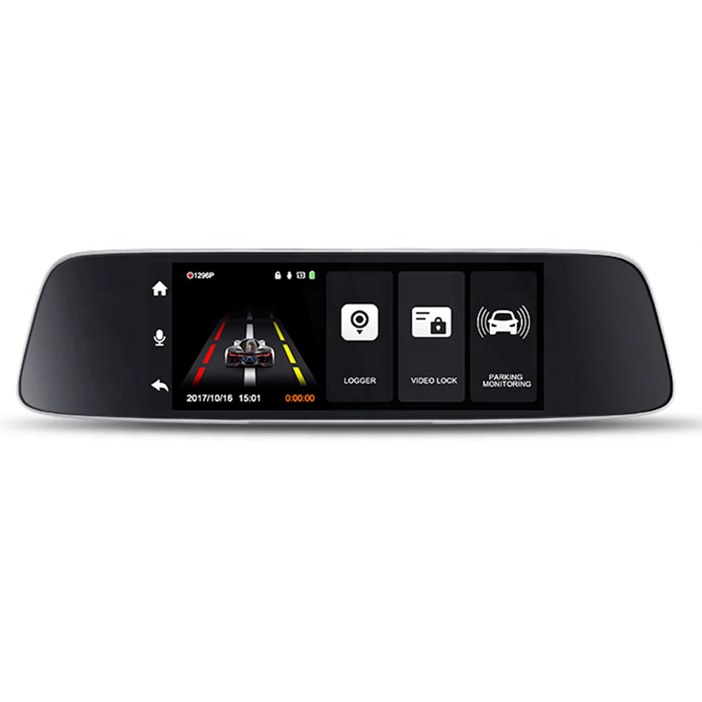 R-Way 1080P Интеллектуальный рекордер 7,0 дюймов 2.5D ips сенсорный экран приборная камера зеркальная камера с Bluetooth ночного видения HD видеорегистратор