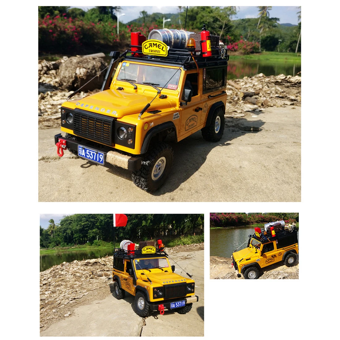 MN90 1:12 4WD 2,4G RC альпинистский автомобиль RC грузовики D90 RC внедорожная модель автомобиля радиоуправляемые игрушки RTR версия желтый