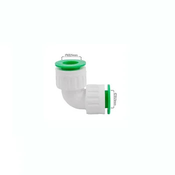 

25mm PPR Quick Connector Hot Melt Free Elbow Pipe Fittings homehold Adapter Accessories for Water